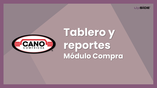 Compras: Tablero y reportes