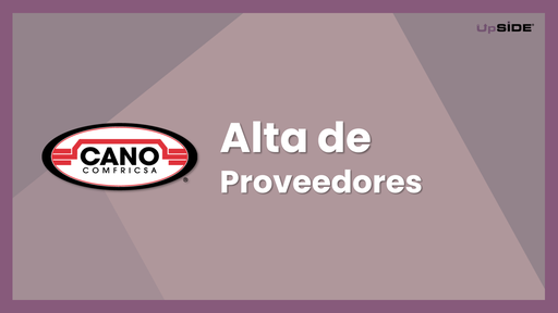 Alta de proveedores